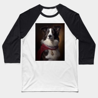 Royal Portrait of a Border Collie Baseball T-Shirt